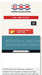 Mobile Screenshot of csmproductsonline.com
