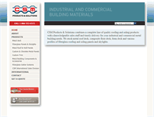 Tablet Screenshot of csmproductsonline.com
